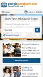 Mobile Screenshot of georgiajobnetwork.com